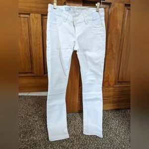 Gap maternity white jeans side panels - size 25R